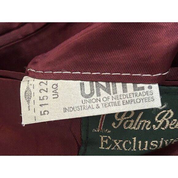 Palm Beach Exclusively for Hajjar's Mens Sport Coat Blazer Suit Jacket 2 Button - Picture 5 of 7